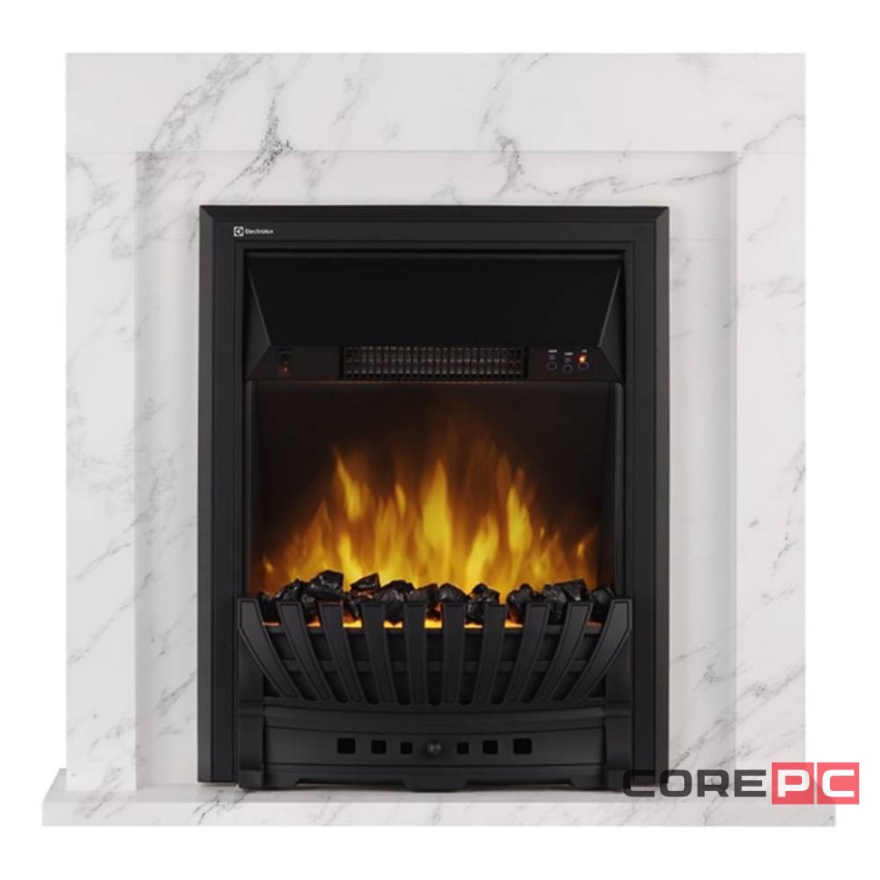 Портал Firelight Simple Classic белый мрамор