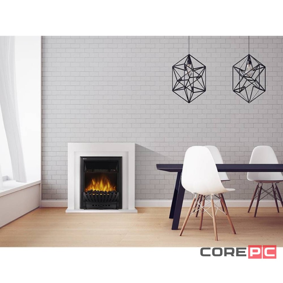 Портал Firelight Simple Classic белый мрамор