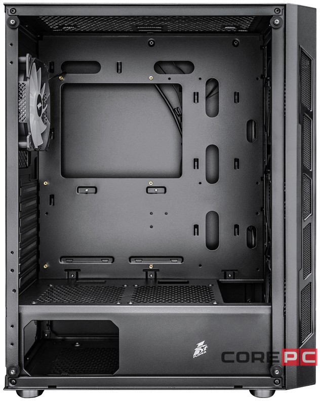 Компьютерный корпус 1STPLAYER FIREBASE XP LED Black (XP-BK-4F1)