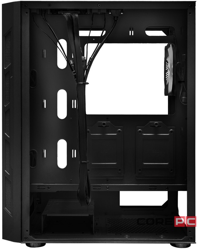 Компьютерный корпус 1STPLAYER FIREBASE XP LED Black (XP-BK-4F1)