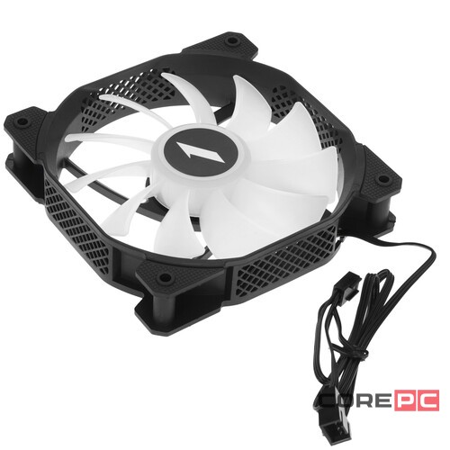 Вентилятор для корпуса 1STPLAYER F1 Black F1-BK bulk