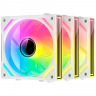 Комплект вентиляторов для корпуса XASTRA FS120W ARGB White (FS120-3WA-SXX-GL)