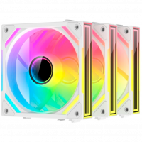 Комплект вентиляторов для корпуса XASTRA FS120W ARGB White (FS120-3WA-SXX-GL)