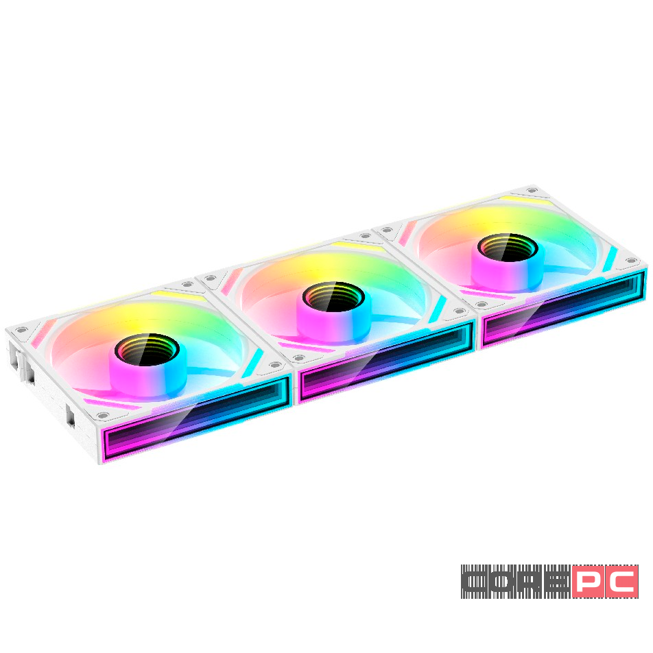 Комплект вентиляторов для корпуса XASTRA FS120W ARGB White (FS120-3WA-SXX-GL)