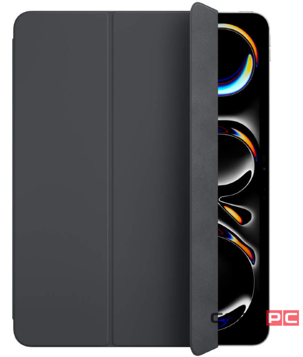 Чехол-книжка Smart Folio Cover для Apple iPad Pro 13 (2024) (полиуретан с подставкой) (Black)