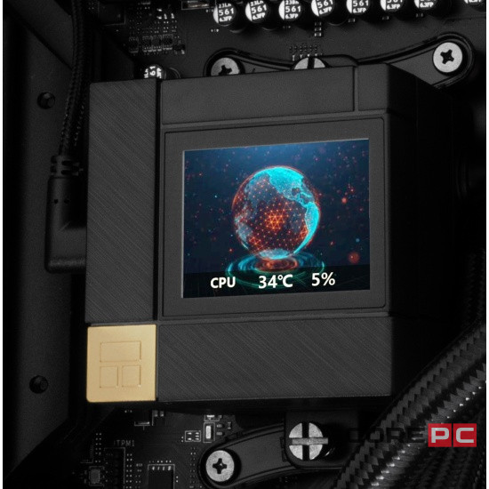 Система жидкостного охлаждения для процессора Thermalright Core Matrix 360 Vision ARGB Black (TRCM360VAB)