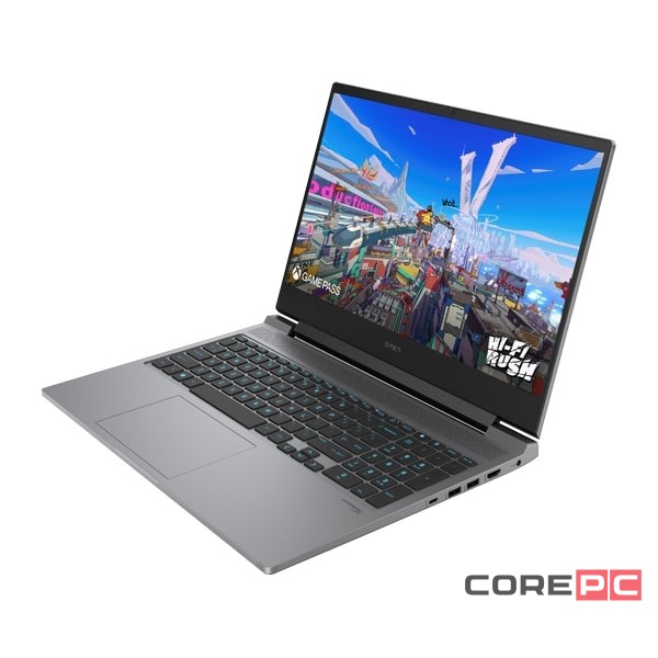 Ноутбук HP Omen 16 16-ae0457nr (i7-14650HX/16GB/512GB SSD/16.1"/1920x1080/144Hz/NVIDIA RTX 4050/Windows 11 Home) Серый