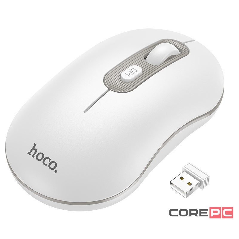 Мышь беспроводная Hoco GM21 белая