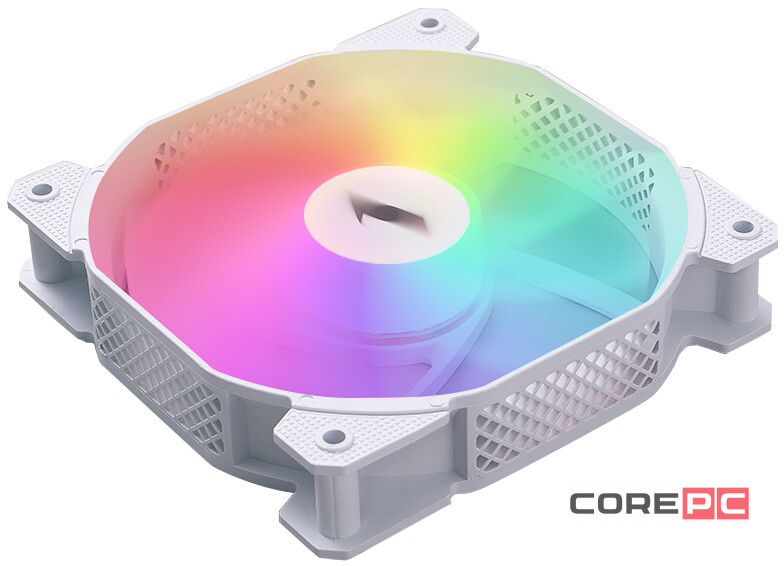 Вентилятор для корпуса 1STPLAYER F7R Reverse ARGB White (F7R-WH)