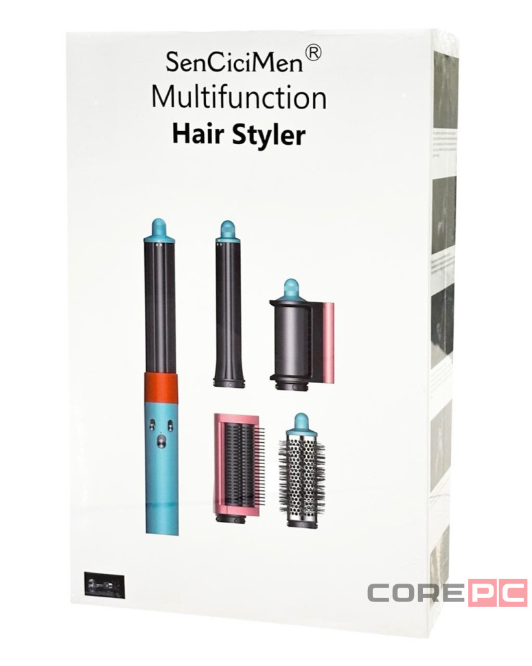 Мультистайлер SenCiciMen X9 EU( европейской вилкой) Насадок 6шт зеленая