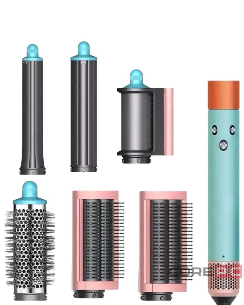 Мультистайлер SenCiciMen X9 EU( европейской вилкой) Насадок 6шт зеленая