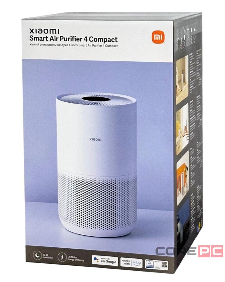 Очиститель воздуха Xiaomi Smart Air Purifier 4 Compact (AC-M18-SC) белый