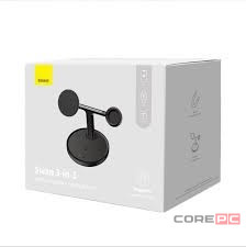 Беспроводное зарядное устройство Baseus Swan 3in1 для Phone/Watch/Pods (WXTE000101) черное