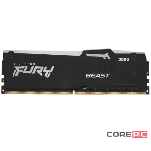 Оперативная память 8 Gb 6000 MHz Kingston FURY Beast RGB Black (KF560C40BBA-8)