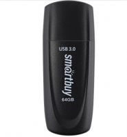 3.0/3.1 USB флеш накопитель Smartbuy 064GB Scout Black (SB064GB3SCK)