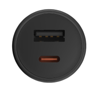 Автомобильное зар. устр. Xiaomi Mi Car Charger 43W 1USB/1USB-C MDY-16-EQ черное