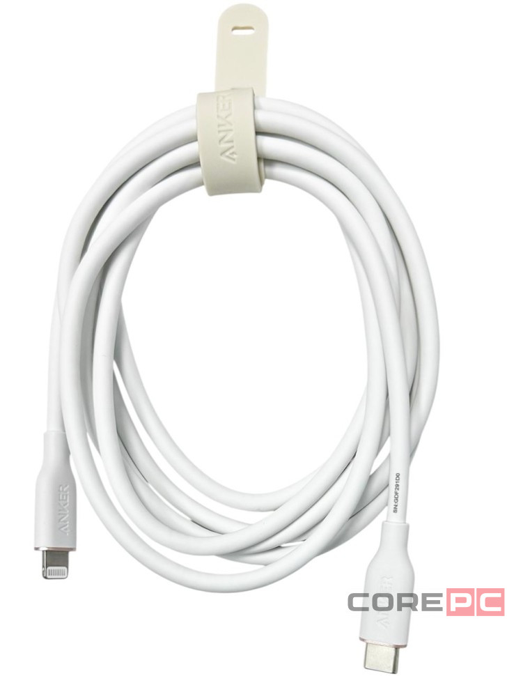 Usb Кабель-зарядка Type-C на Lightning Anker PowerLine III Flow (A8663621) 1.8м белый