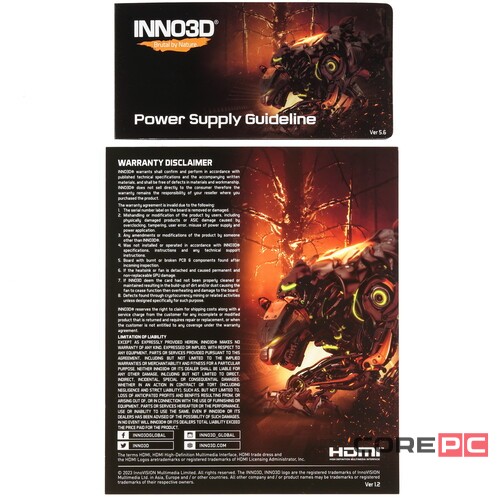 Видеокарта INNO3D (N408S3-166XX-187049N) GeForce RTX 4080 SUPER 16GB X3 OC