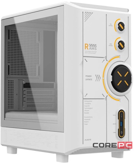 Компьютерный корпус ALSEYE RAMS 2.0 240-W White (AS.07.0214)