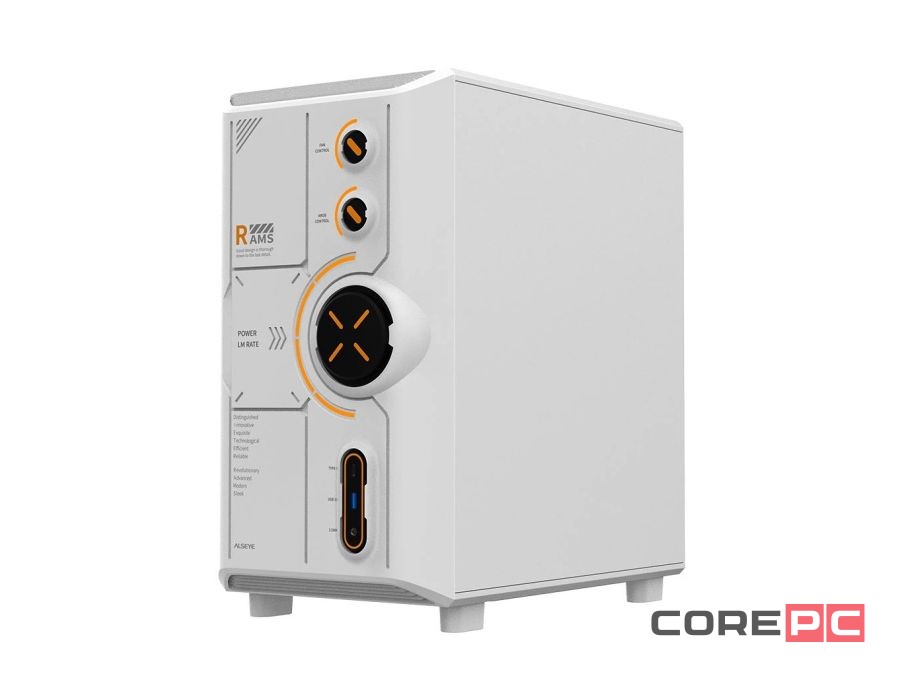 Компьютерный корпус ALSEYE RAMS 2.0 240-W White (AS.07.0214)