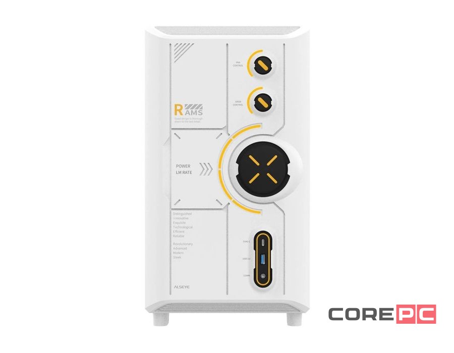 Компьютерный корпус ALSEYE RAMS 2.0 240-W White (AS.07.0214)