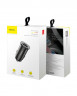 Автомобильное заряд. устр. Baseus Circular Metal 1USB/1C 30W CCALL-BS01 черное