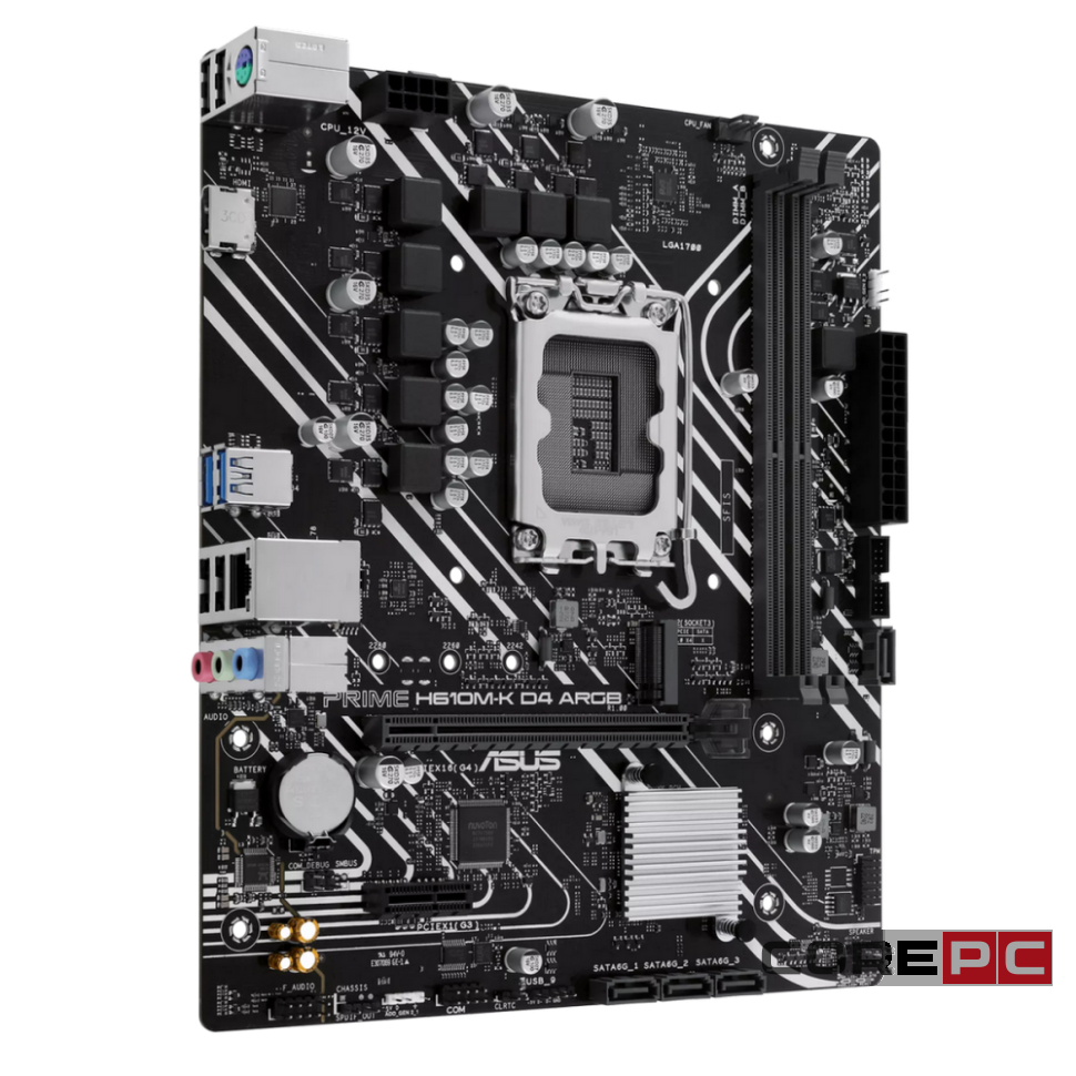 Материнская плата ASUS PRIME H610M-K D4 ARGB (90MB1HN0-M0EAY0)