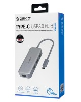 USB-С хаб Orico TC4U-SV 4xUSB3.0 серый