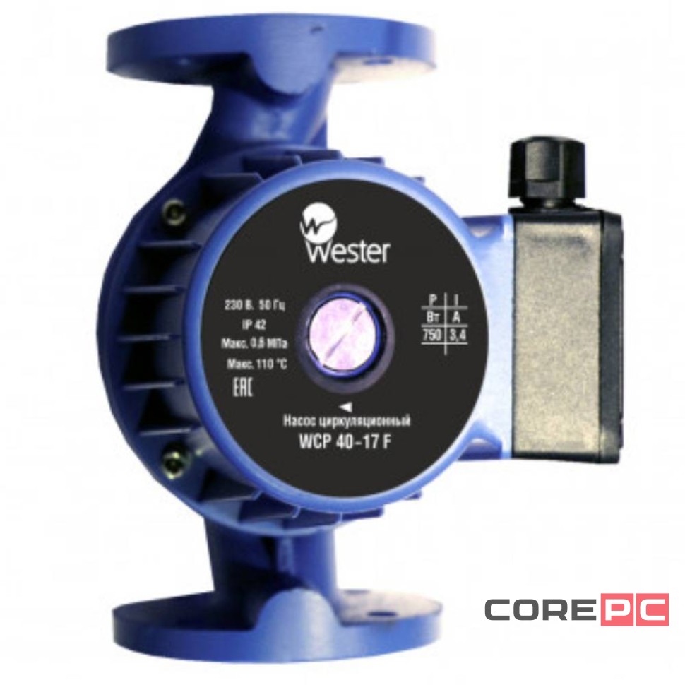 Насос циркуляционный Wester, WCP40-17F