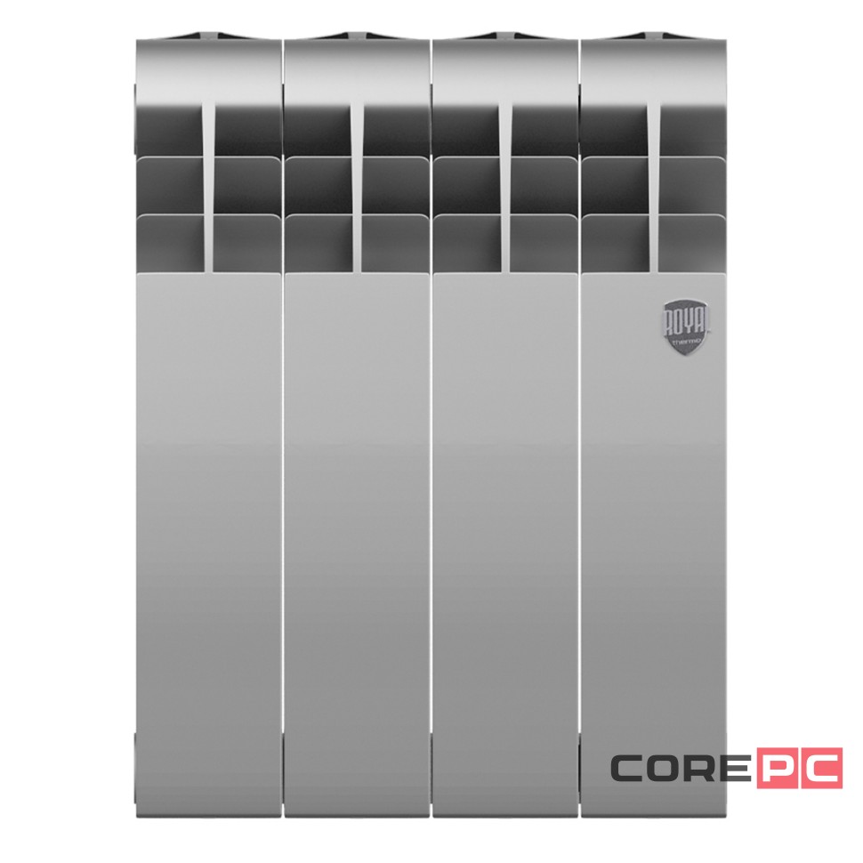 Радиатор Royal Thermo BiLiner 350 /Silver Satin - 4 секц.