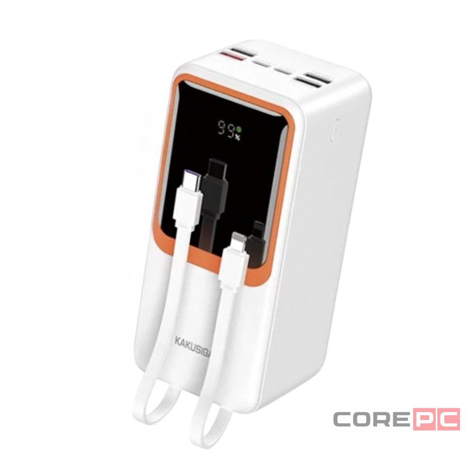 Powerbank Kakusiga KSC-1090 50000mAh 4USB/2Type-C белый