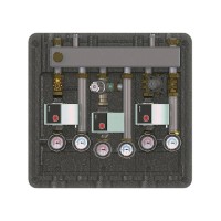 Гребёнка ELSEN DN20 с гидрострелкой 1quot; 3х1quot; 2 м3/ч