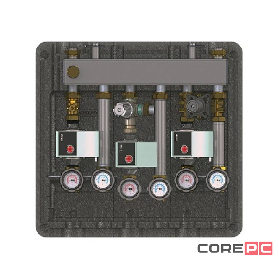 Гребёнка ELSEN DN20 с гидрострелкой 1quot; 3х1quot; 2 м3/ч