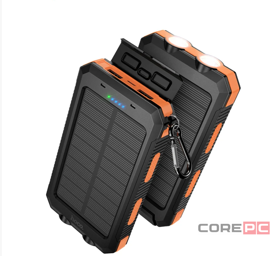 Powerbank Hoco J164 Platinum Solar 8000mAh черный