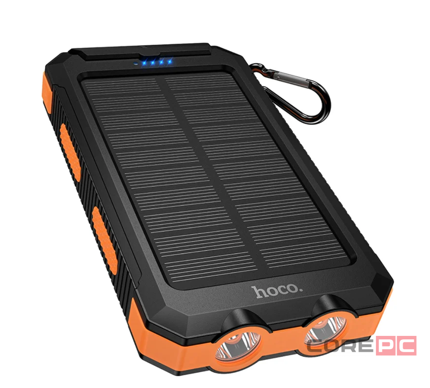 Powerbank Hoco J164 Platinum Solar 8000mAh черный