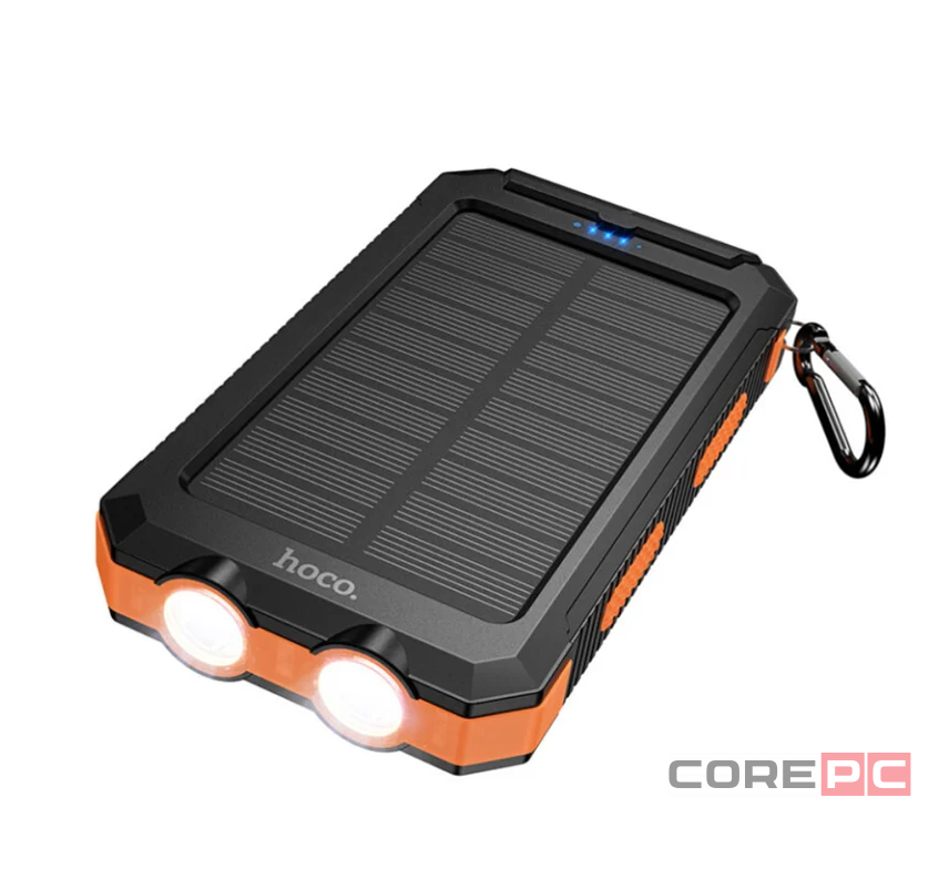 Powerbank Hoco J164 Platinum Solar 8000mAh черный