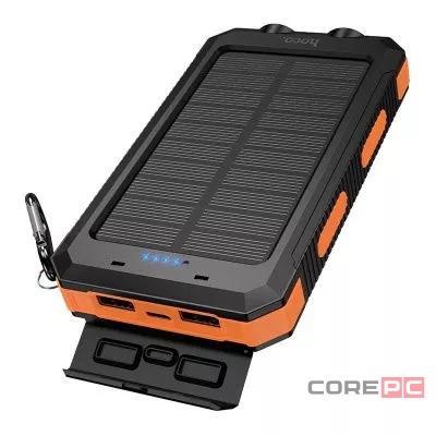 Powerbank Hoco J164 Platinum Solar 8000mAh черный