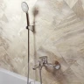 Смеситель для ванны MIXLINE МЛ26-01/ML26-01, рычажное управление, цвет хром