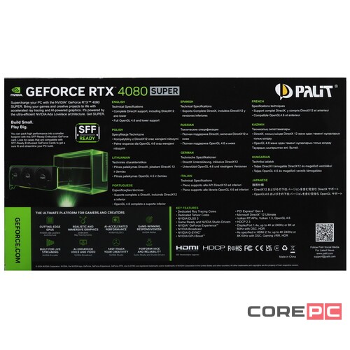 Видеокарта Palit (NED408SS19T2-1032S) GeForce RTX 4080 SUPER 16GB INFINITY 3 OC
