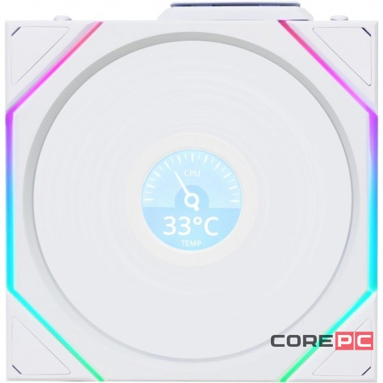 Комплект вентиляторов для корпуса Lian Li UNI FAN TL WIRELESS LCD 120 12TLLCD1W3W ARGB White (G99.12TLLCD1W3W.R0)