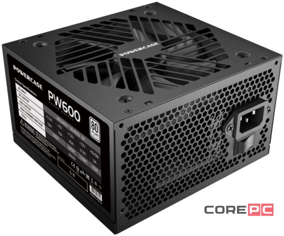 Блок питания Powercase 600W PW600 White (PS-600W-DC)