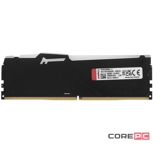 Оперативная память 8 Gb 5200 MHz Kingston FURY Beast RGB EXPO Black (KF552C36BBEA-8)
