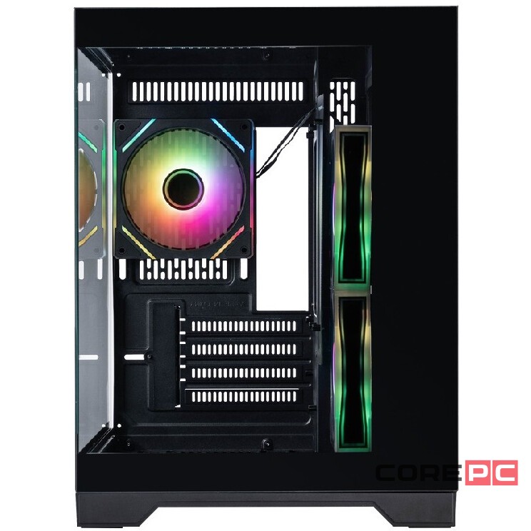 Компьютерный корпус 1STPLAYER MEGAVIEW MV5-TP ARGB Black (MV5-TP-BK-2FC7R-1FC7)