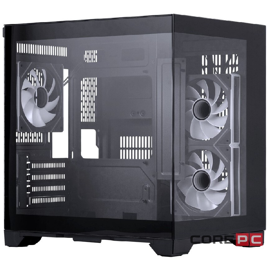 Компьютерный корпус 1STPLAYER MEGAVIEW MV5-TP ARGB Black (MV5-TP-BK-2FC7R-1FC7)