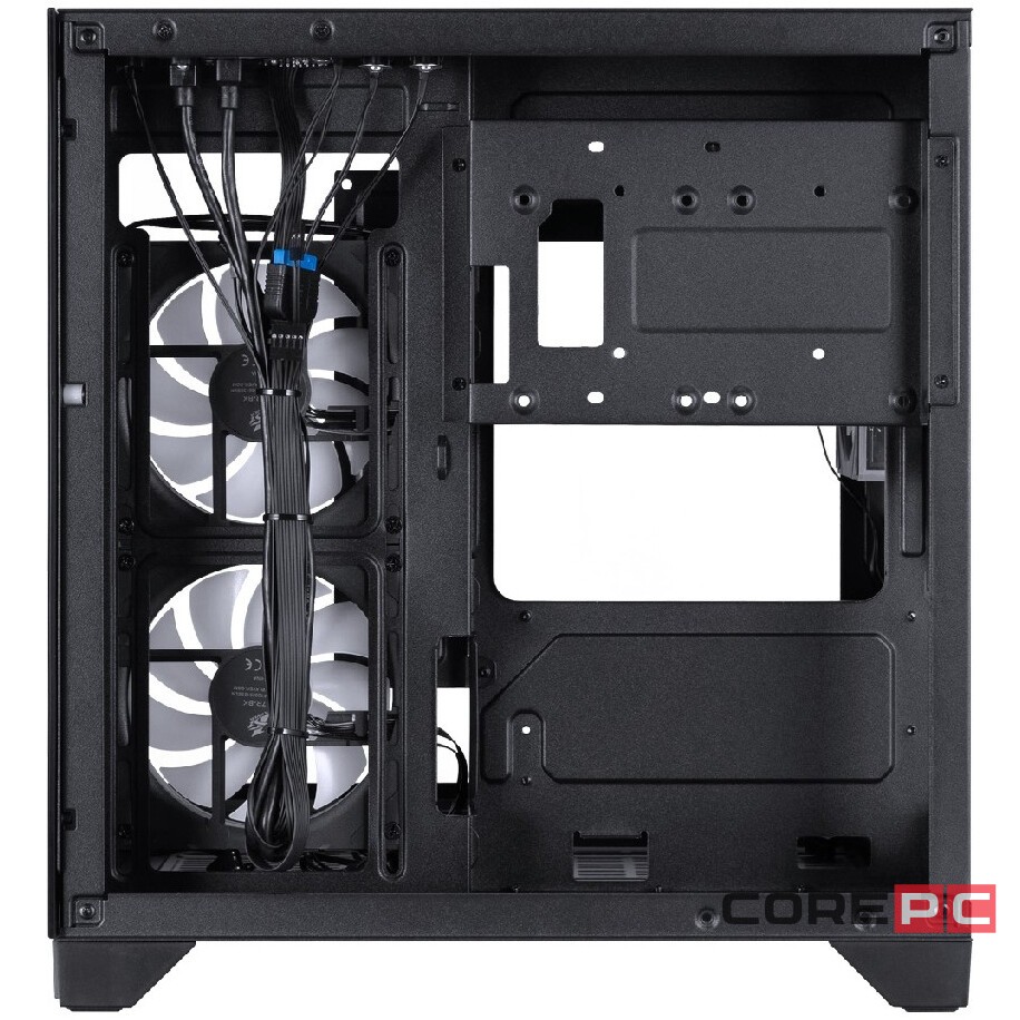 Компьютерный корпус 1STPLAYER MEGAVIEW MV5-TP ARGB Black (MV5-TP-BK-2FC7R-1FC7)