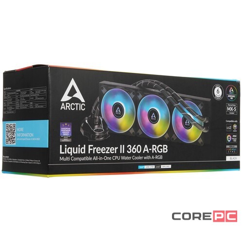Система жидкостного охлаждения для процессора Arctic Liquid Freezer II-360  A-RGB (ACFRE00101A)