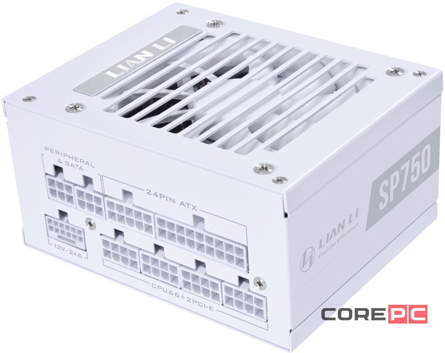 Блок питания Lian Li 750W SP750 V2 White (G9P.SP0750G.W000.RU) 16 Pin (PCIe 5.1 Connector Cable Details)