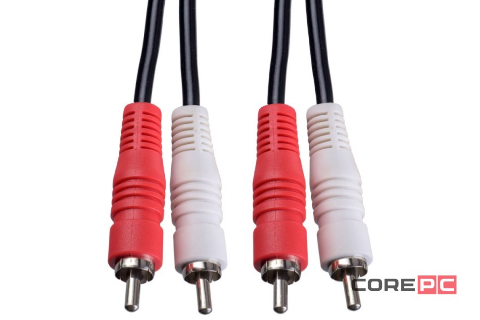 Кабель 2xRCA (папа) - 2xRCA (папа) 1.5м