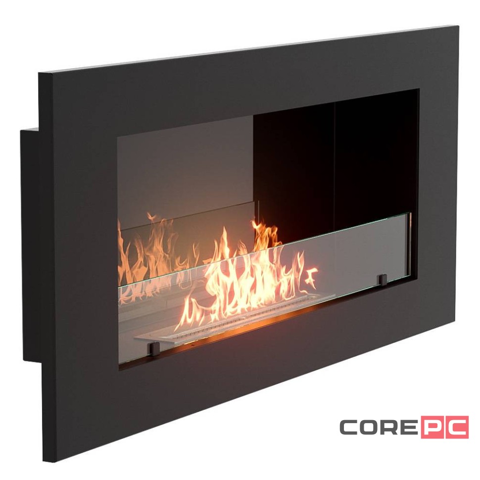 Каминокомплект:Биокамин Firelight BFP/W-110+Набор керамических камней М, белые