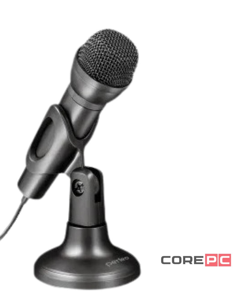 Микрофон для компьютера Perfeo M4 (PF_C3205) 3.5мм 1.8м черный